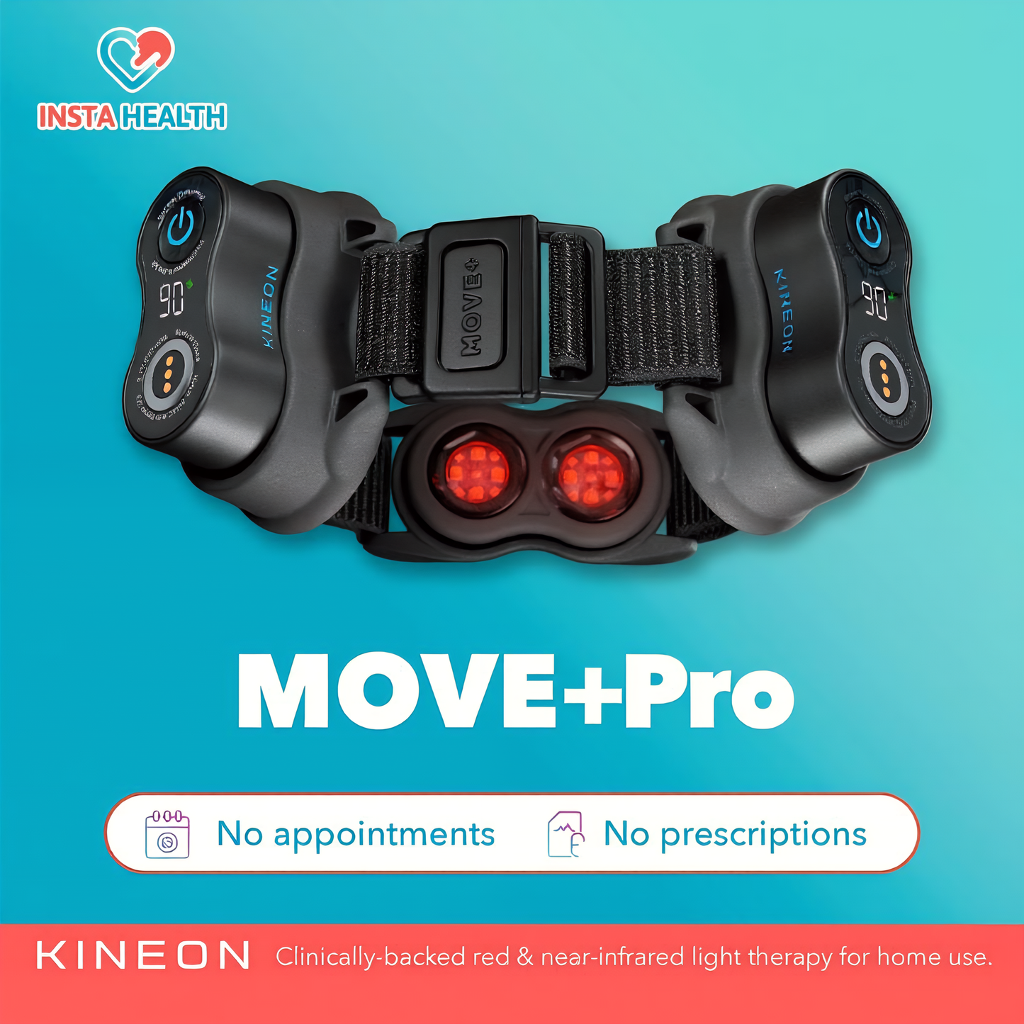 KINEON MOVE+ Pro Red Light Therapy Device - (Early Bird Promo)