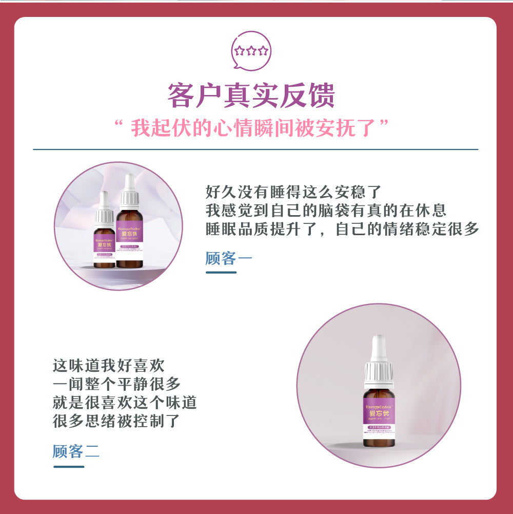 EnergyCodes - Happy Go Lucky Massage Essential Oil 爱忘忧